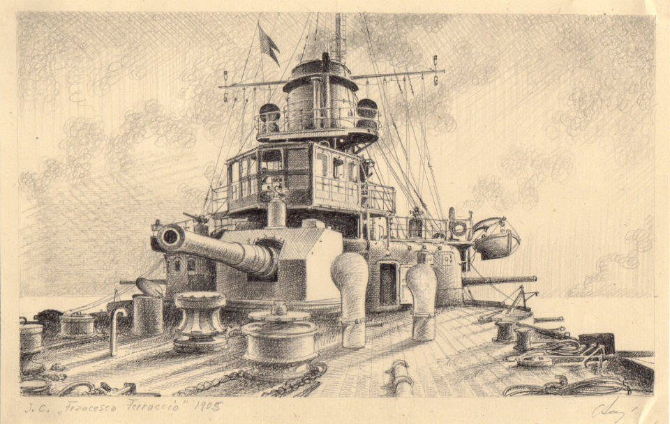 1905 - Incrociatore corazzato 'Francesco Ferruccio'